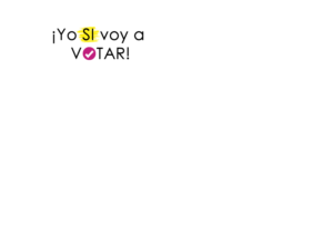 Yo si voy a votar